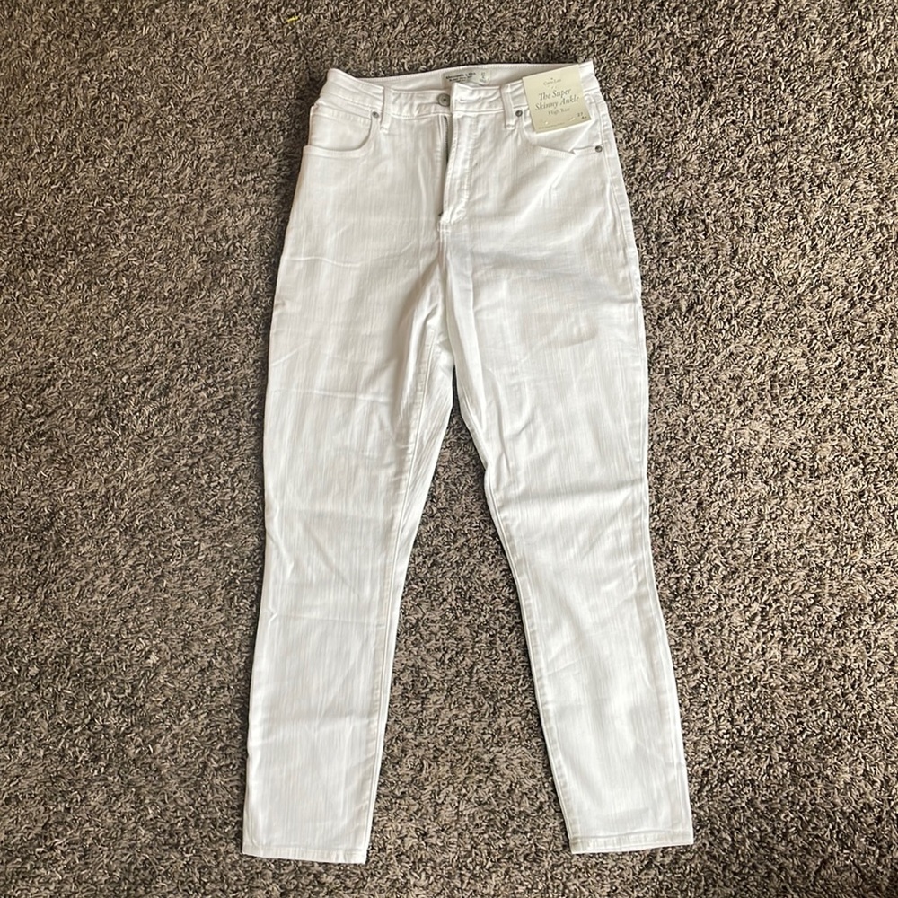 Abercrombie and Fitch curve love high rise jeans
